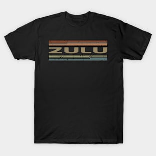 Zulu Retro Lines T-Shirt